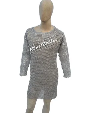 Large Light Weight LARP Aluminum Maille Round Washer Chest 48